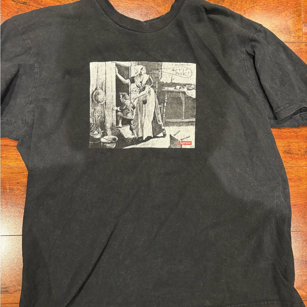 Supreme Black Graphic Tee
